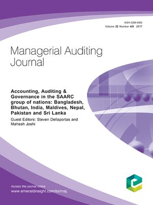 cover image of Managerial Auditing Journal, Volume 32, 4/5/2017